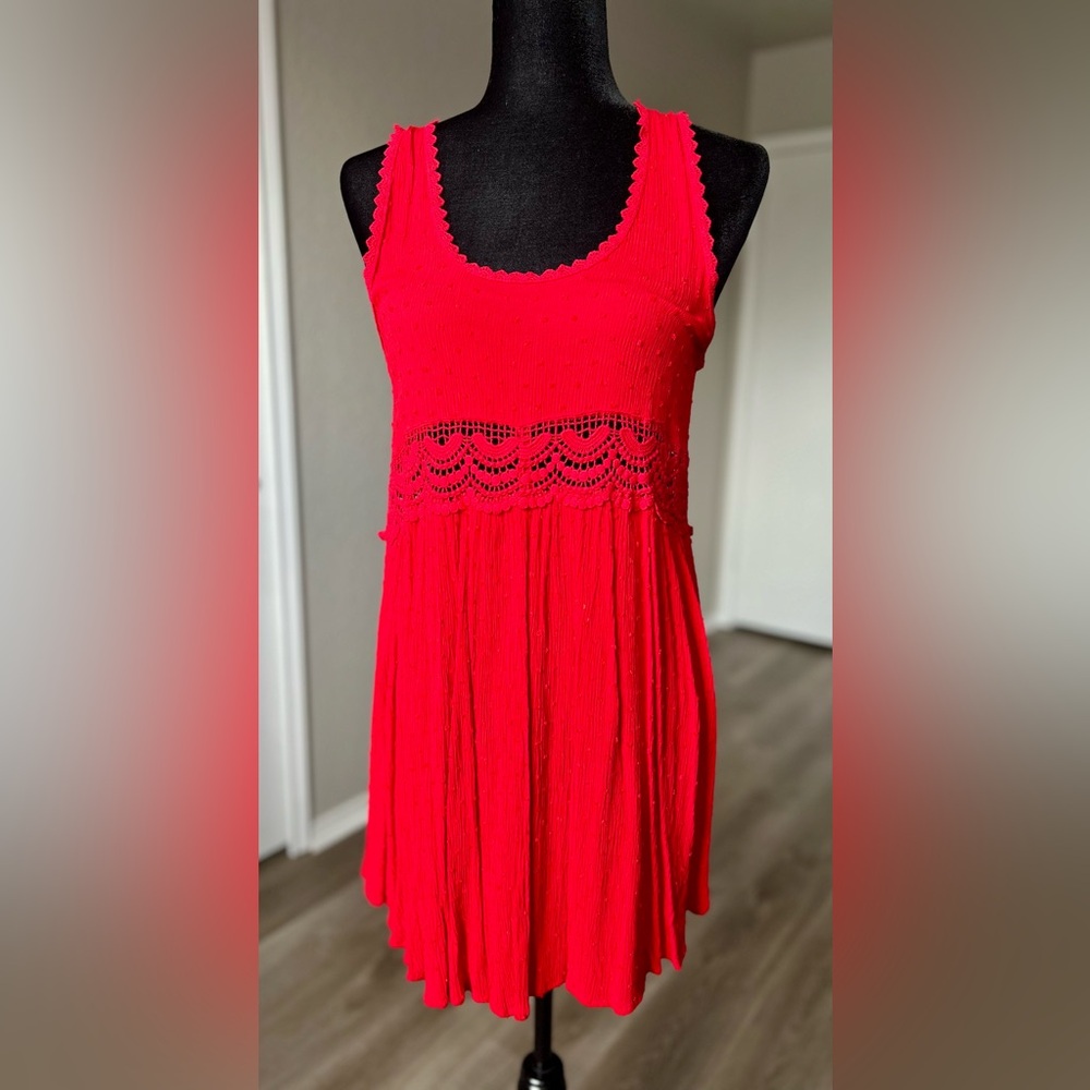 Umgee Red Mini Dress